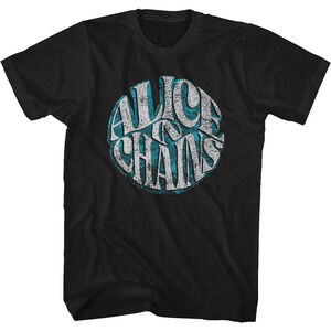 Distressed Logo Alice In Chains Tshirt